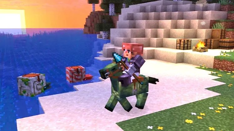 Как получить незеритовую конскую броню в Minecraft