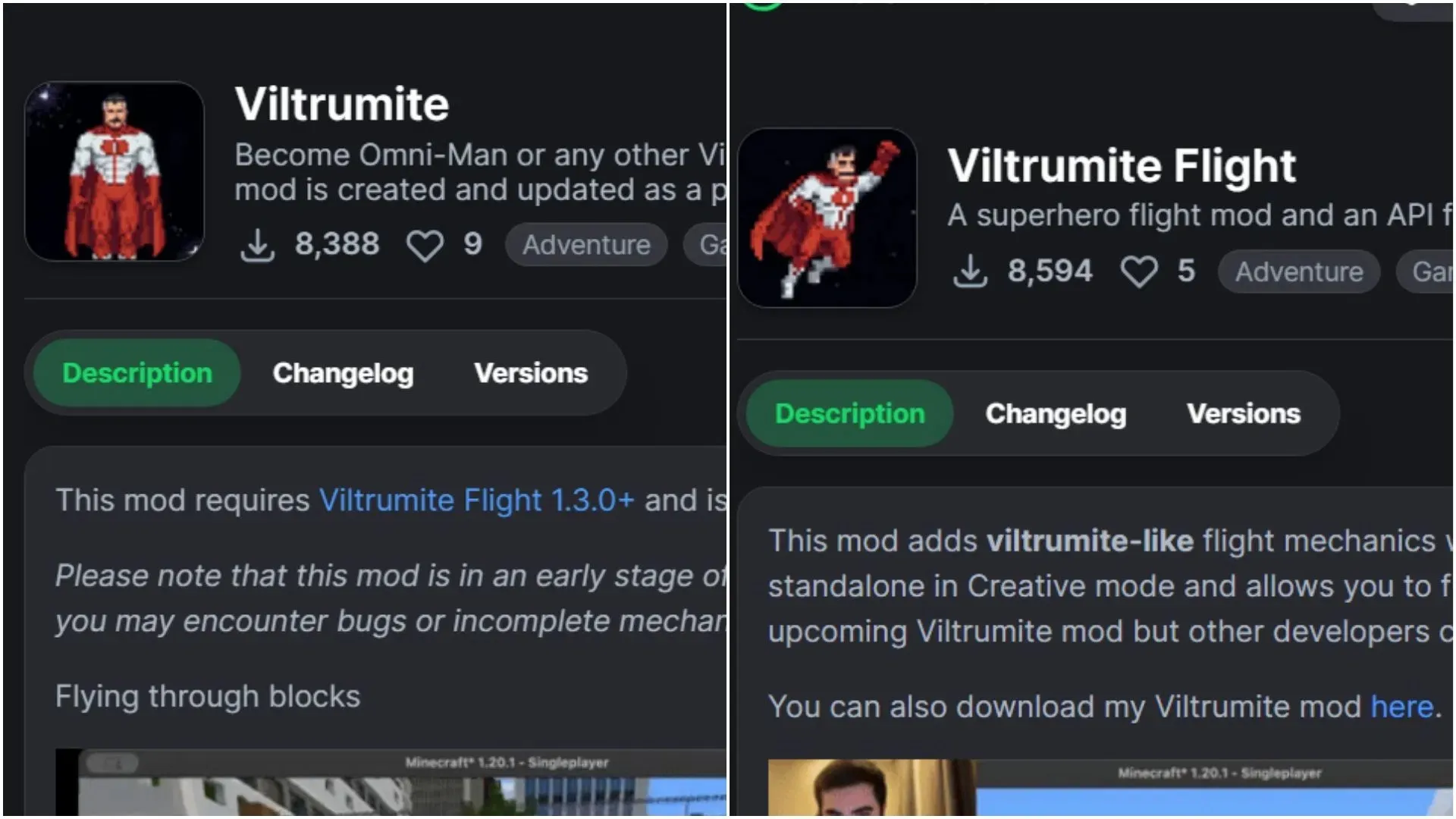 Гайд по моду Minecraft Viltrumite