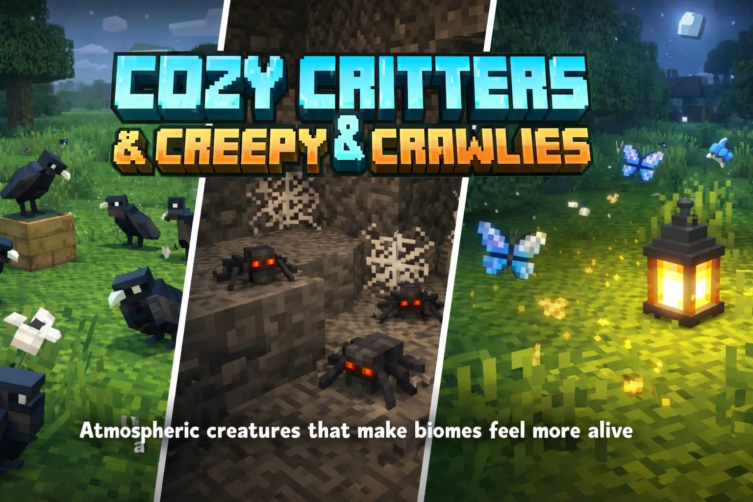 Cozy Critters & Creepy Crawlies | Атмосферный мод, который делает мир живее