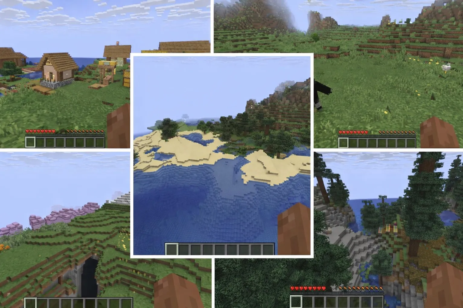 5 красивых сидов для обновления Minecraft Tiny Takeover