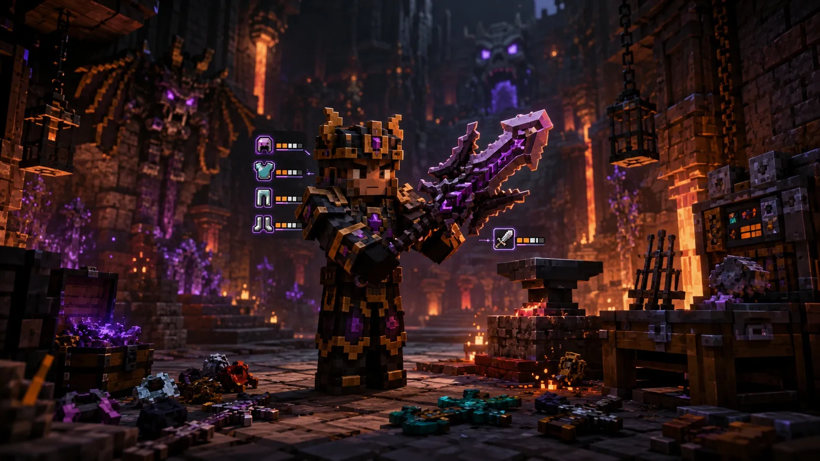 Cataclysm Redurable для Minecraft: мод возвращает прочность оружию и броне
