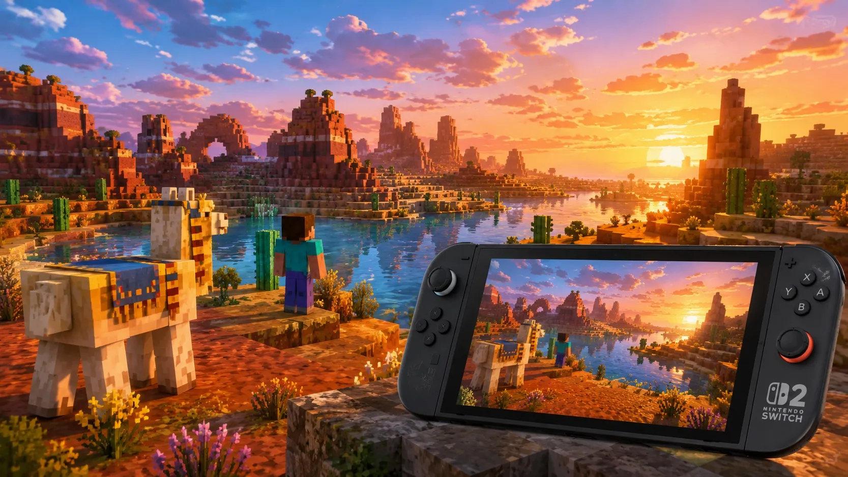 Minecraft Bedrock на Nintendo Switch 2 официально подтверждён