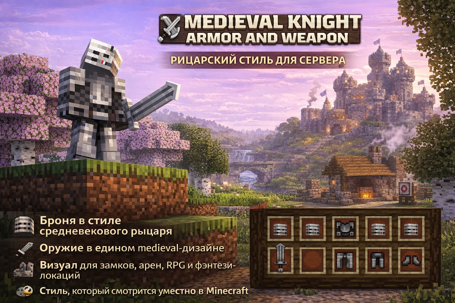 ⚔️ Medieval Knight Armor and Weapon 🛡